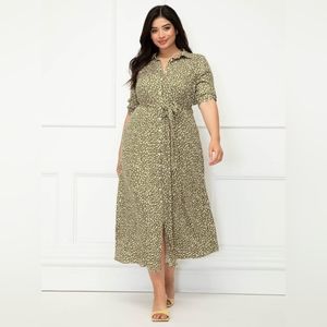 Eloquii Spring Dot Dress NWT Size 18